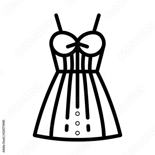 Bridesmaid Dress Icon