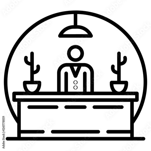 Reception Entrance Icon