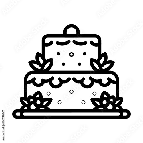 Wedding Cake Topper Icon