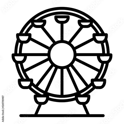 Ferris Wheel Icon