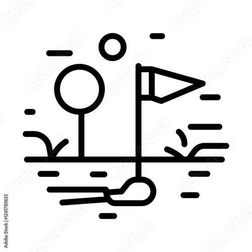 Mini Golf Icon