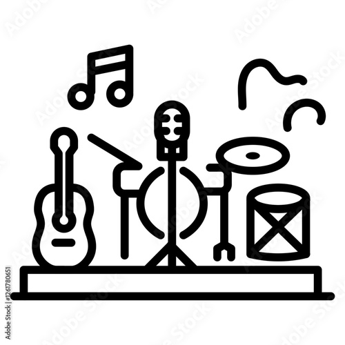 Live Music Performance Icon