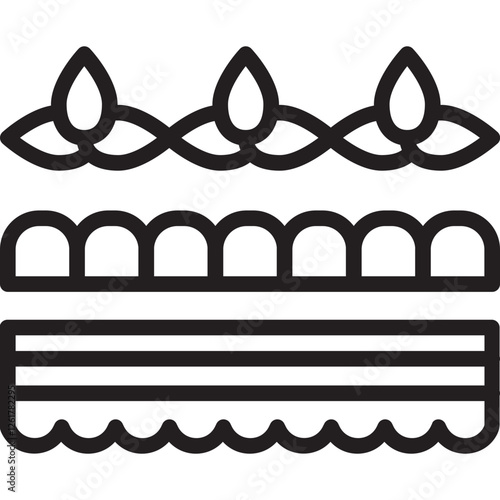 Lace Trim Vector Icon