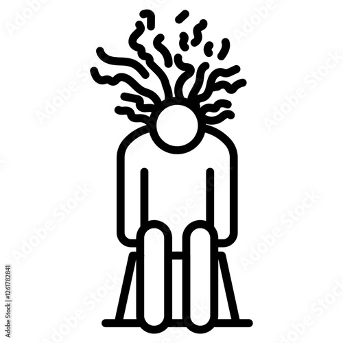 Mental Exhaustion Icon