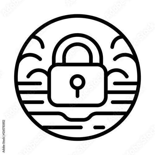 Room Lock Icon