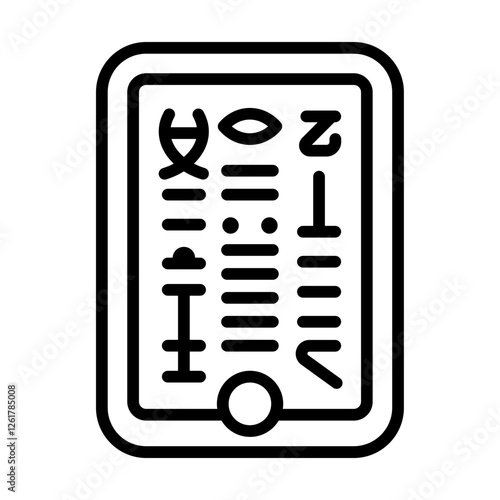 Hieroglyphics Tablet Icon