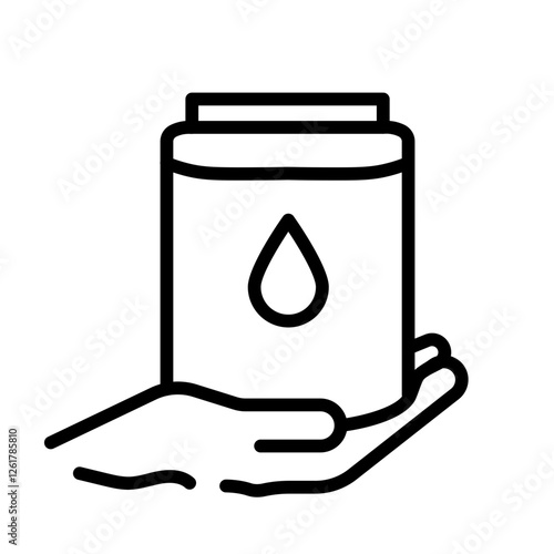 Oil Dehydration Icon