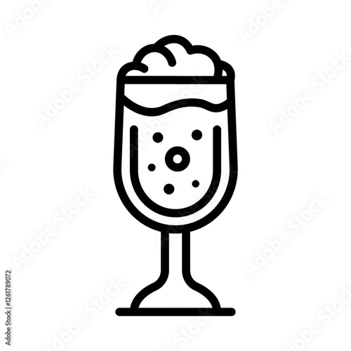 Bubbly Drink Vector Icon