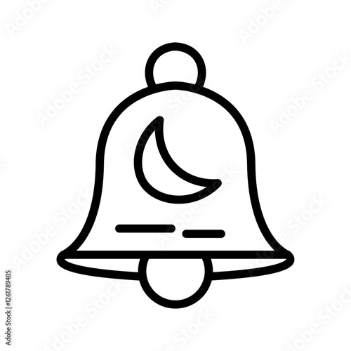 Midnight Bell Vector Icon