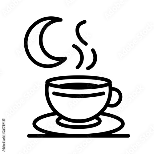 Midnight Drink Vector Icon