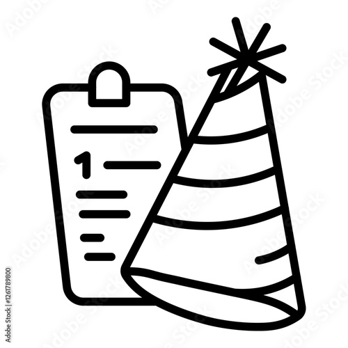 Party Reservation Vector Icon