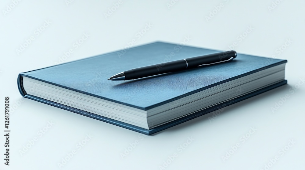 Isolated a white background A smart textbook and digital pen paired with a tablet symbolizing the future of tech enhanced education in a clean and modern design Isolated a white background A smart textbook and digital pen paired with a tablet symbolizing the future of tech enhanced education in a clean and modern design