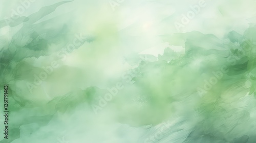 soft green water color background
