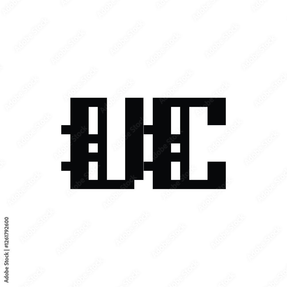 VC monogram logo design letter text name symbol monochrome logotype alphabet character simple logo VC monogram logo design letter text name symbol monochrome logotype alphabet character simple logo
