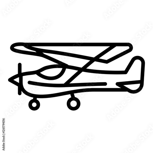 Ultralight Aircraft Icon