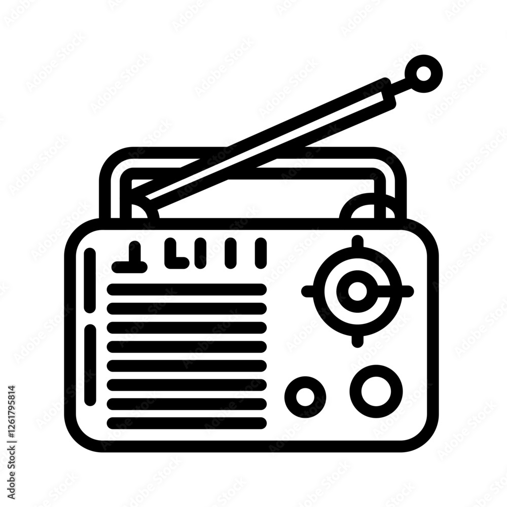 Field Radio Icon Field Radio Icon