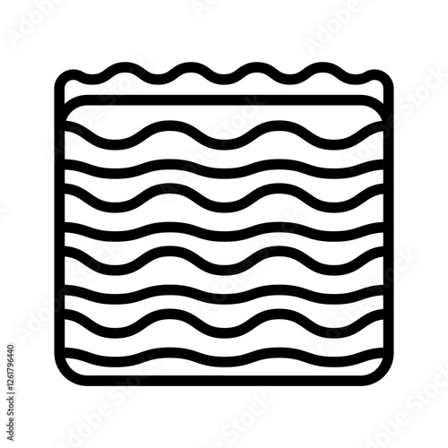 Bath Mat Vector Icon