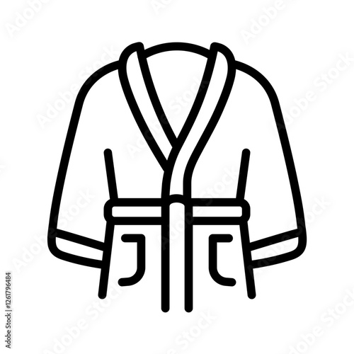Bathrobe Vector Icon
