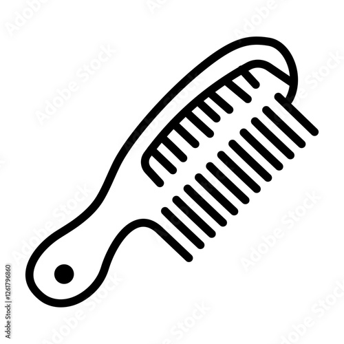 Hair Comb Vector Icon