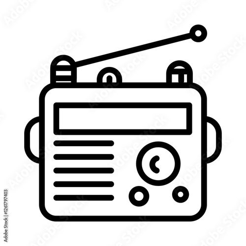 Dispatch Radio Vector Icon