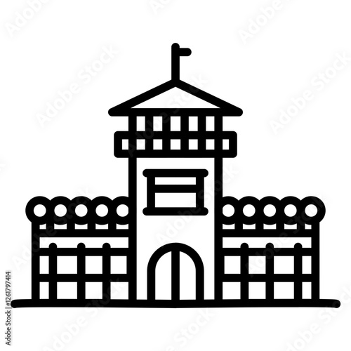 Detention Center Vector Icon