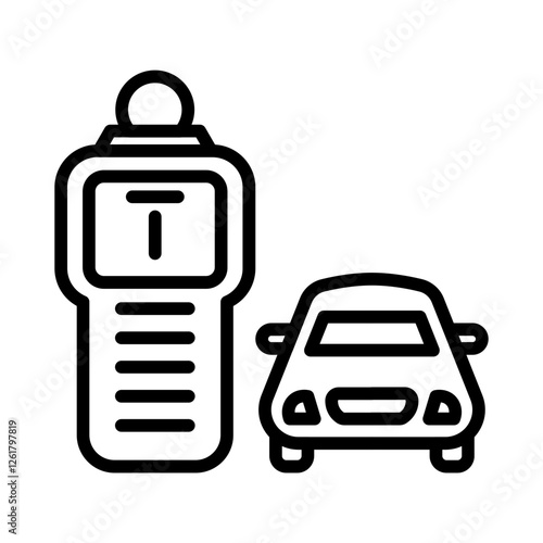 Speed Gun Vector Icon