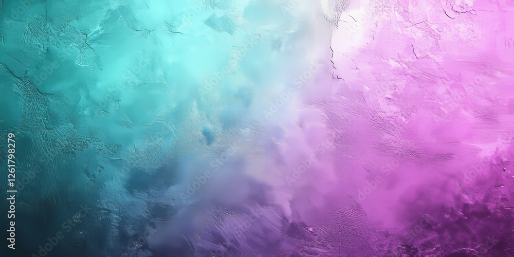Fototapeta premium Light Green-Purple Gradient Background with a Grainy Texture, Generative AI