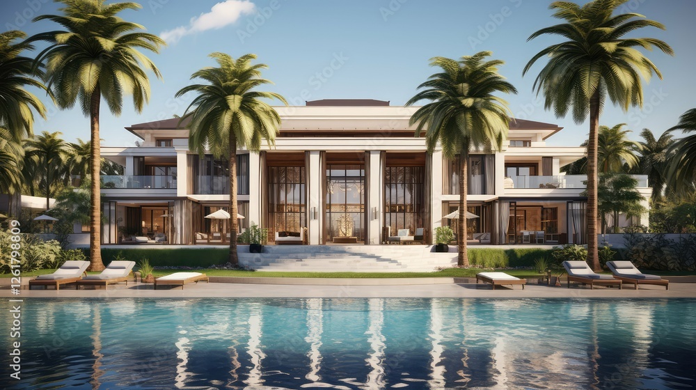 opulence house palm tree opulence house palm tree