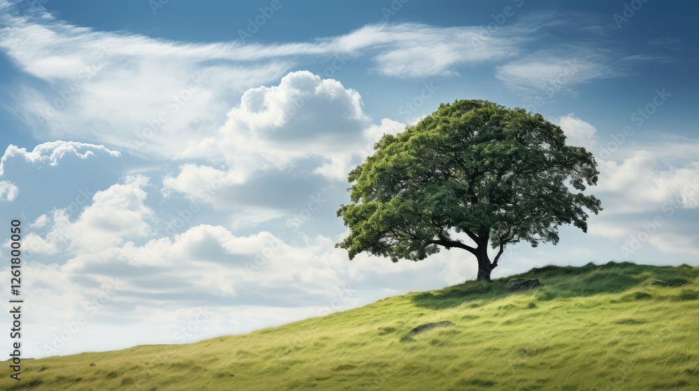 Obraz premium sky tree scape