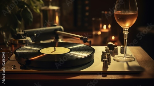 Wallpaper Mural vintage jazz and wine Torontodigital.ca