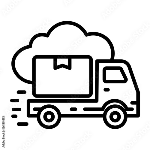 Import Delivery Vector Icon