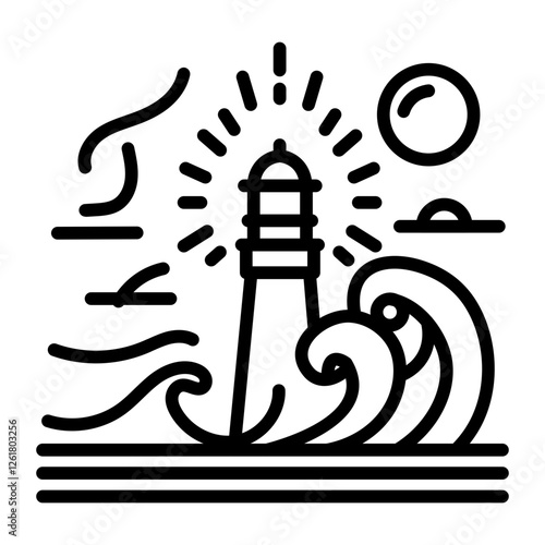 Storm Surge Vector Icon