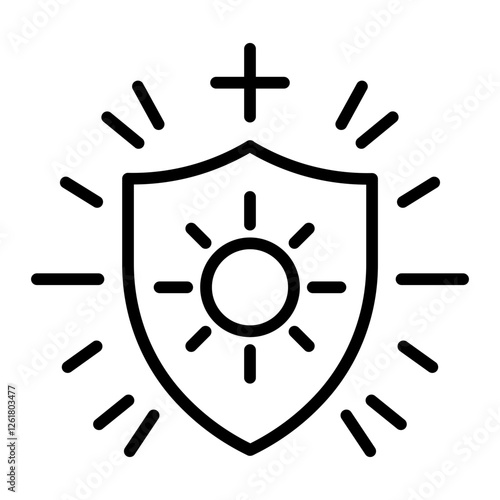 UV Protection Vector Icon