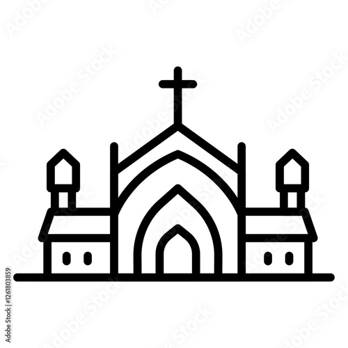 Funeral Procession Vector Icon