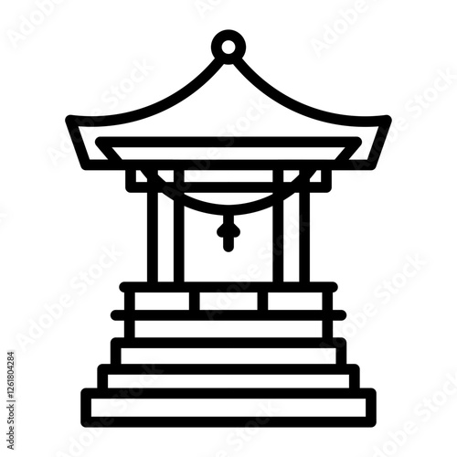 Shrine Vector Icon