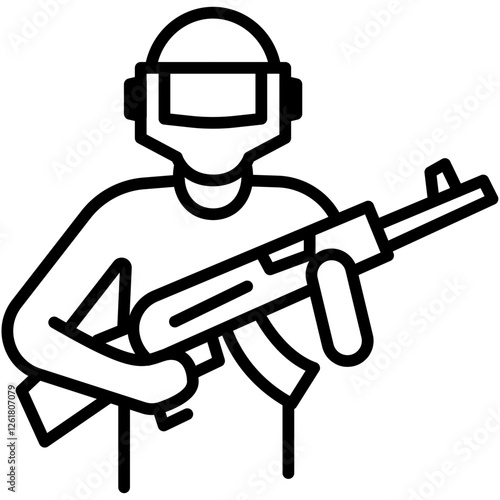 Battle Royale Vector Icon