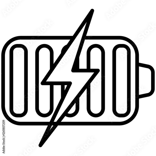 Energy Boost Vector Icon