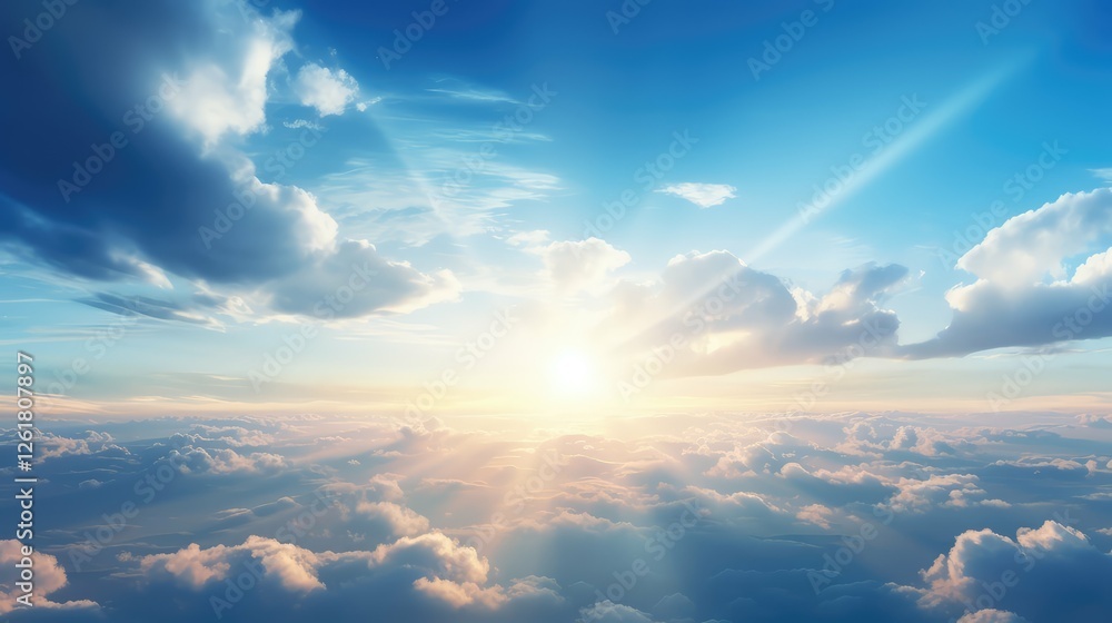 sun blue cloudy sky sun blue cloudy sky