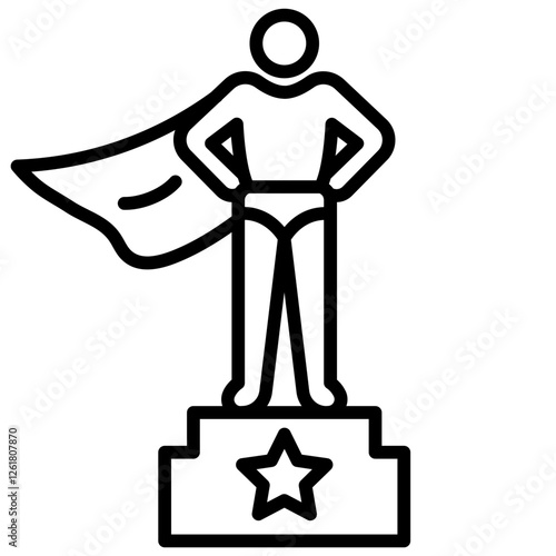 Action Figure Vector Icon