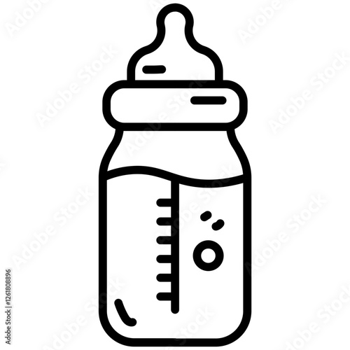 Baby Bottle Warmer Vector Icon