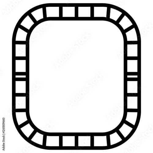 Tummy Time Mat Vector Icon