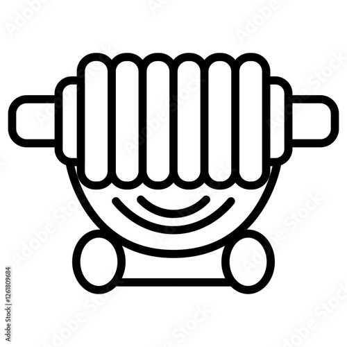 Ab Roller Vector Icon