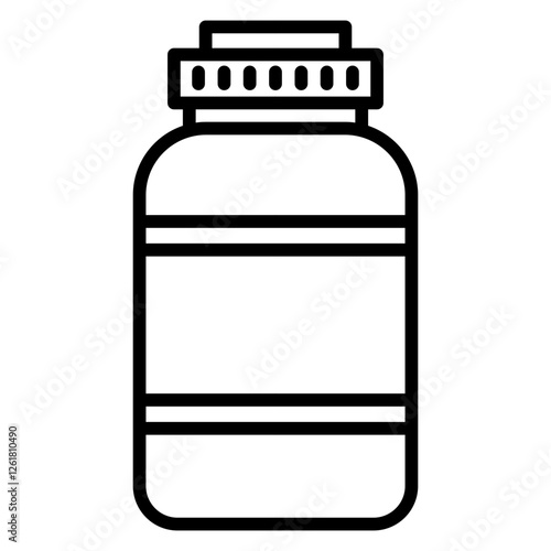 Gym Supplements Vector Icon
