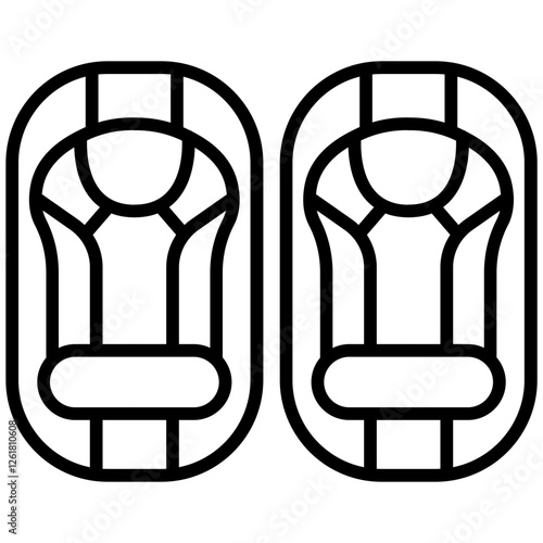 Kickboxing Pads Vector Icon