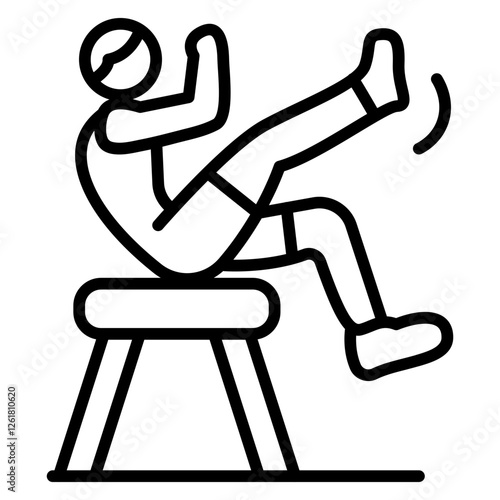 Leg Raise Vector Icon