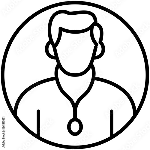 Personal Trainer Badge Vector Icon