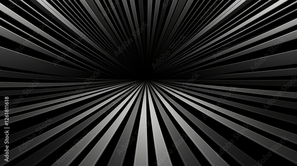 Obraz premium energetic black line background