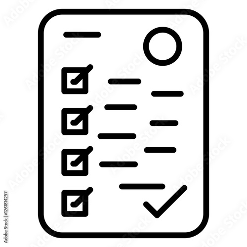Test Preparation Vector Icon