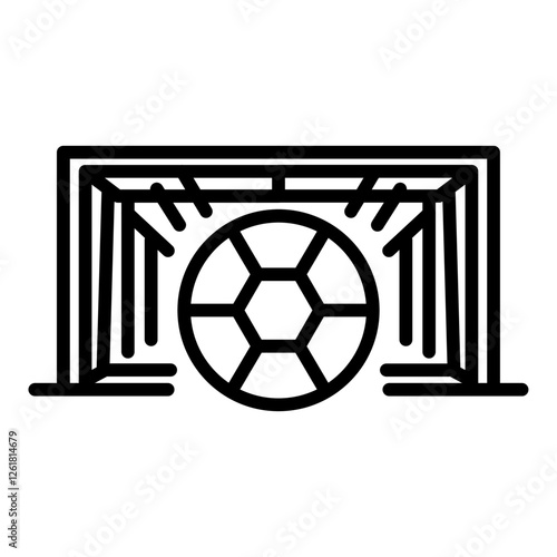 Soccer Penalty Spot Vector Icon