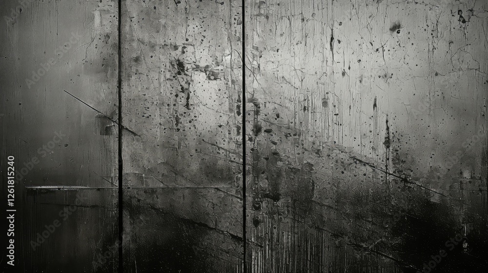 Obraz premium composition scratched metal texture